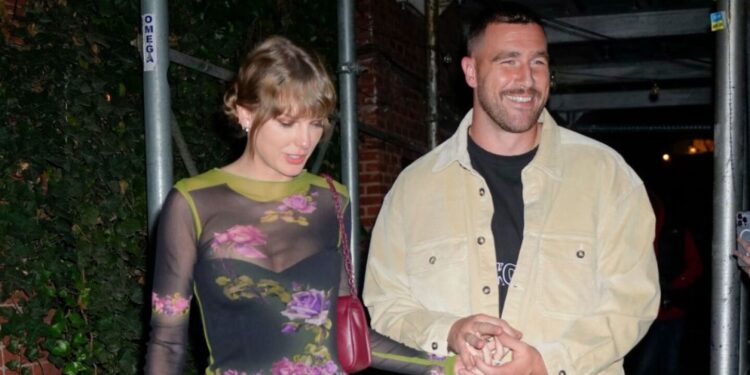 Taylor Swift voló de Tokio a Las Vegas para apoyar a su novio en el Super Bowl