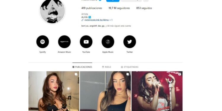 El Instagram de Nicki Nicole