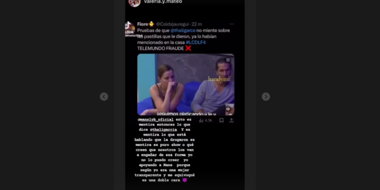 Thalí García acusa a La casa de los famosos 4 de haberla drogado