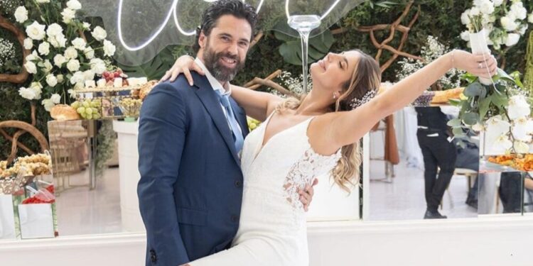 Michelle Renaud y Matías Novoa