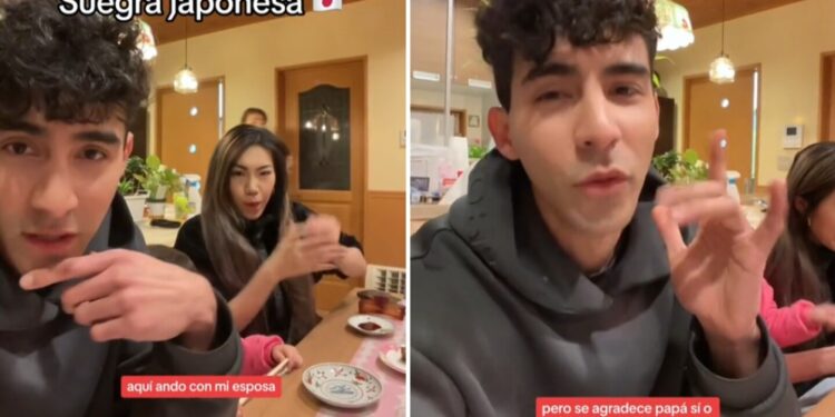 Un mexicano mostró cómo lo trata su suegra japonesa e impresionó a todos: VIDEO