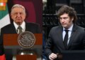 Crece apoyo de AMLO entre Milei