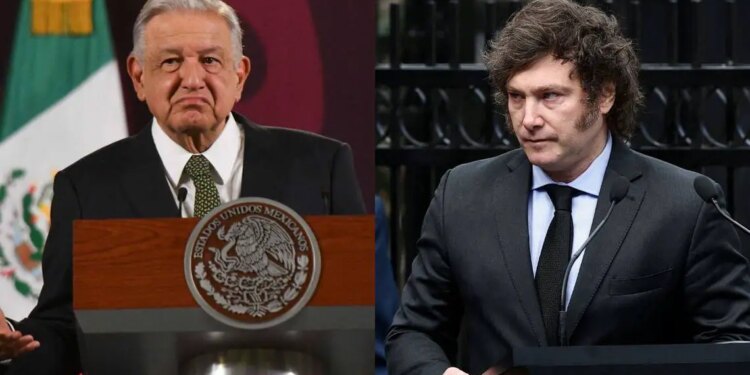 Crece apoyo de AMLO entre Milei