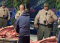 Estaban haciendo una carnita asada y fueron sorprendidos por dos policías estadounidenses por un malentendido: VIDEO