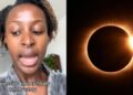 Una mujer miró el eclipse por 15 segundos sin protección y ahora sufre un daño permanente en sus ojos: la trágica historia