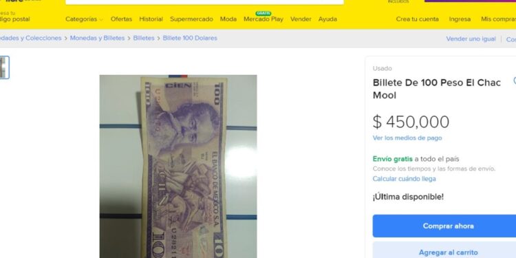 mercado libre billetes
