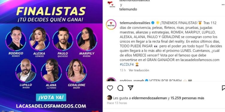 la casa de los famosos 4 finalistas