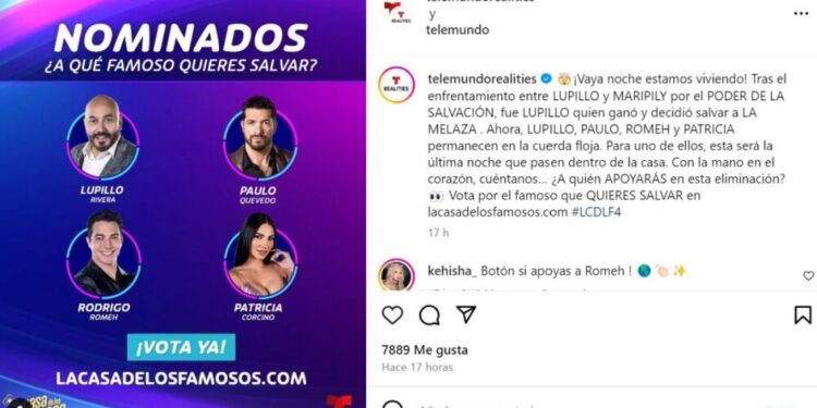 nominados la casa de los famosos 4