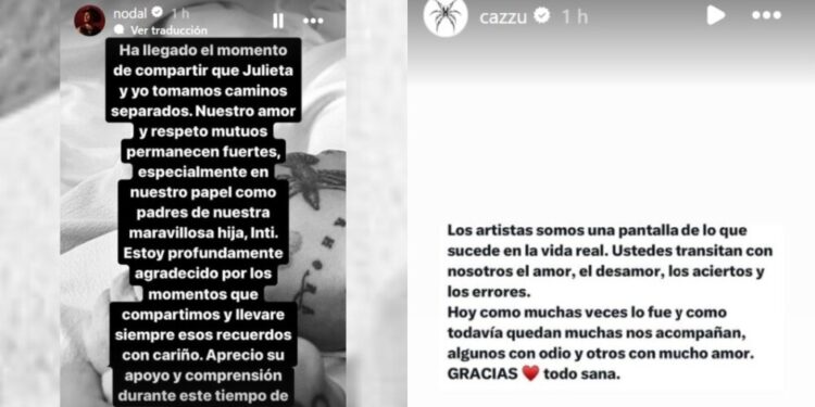 Christian Nodal y Cazzu qué dijeron