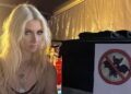 El VIDEO del momento exacto en el que Taylor Momsen fue atacada por un murciélago en pleno show