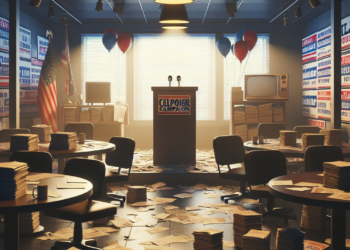 Final trágico de propaganda política.