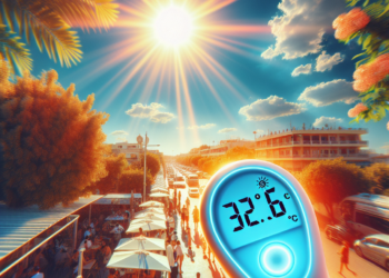 Récord de temperatura en mayo: 32.6°C