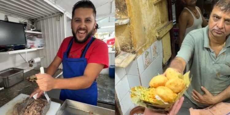 Retaron a un cocinero mexicano a probar la comida de la India y ‘casi muere’ en el intento: el VIDEO VIRAL