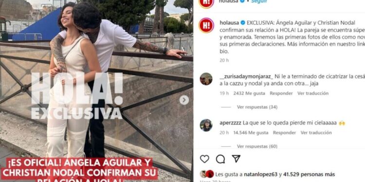 nodal y ángela aguilar novios