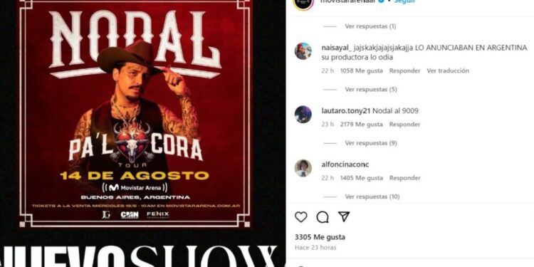 christian nodal en argentina críticas