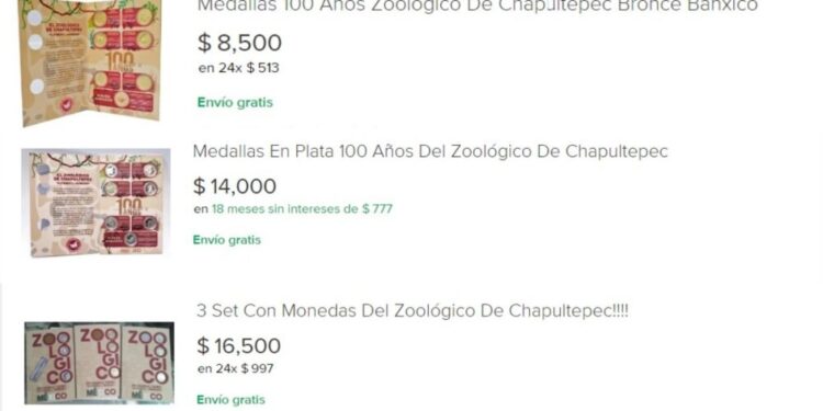 monedas zoológico de chapultepec