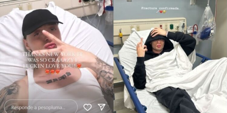 Peso pluma se lesionó la pierna