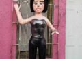 La piñata de Ángela Aguilar fue creada a semejanza de la artista.