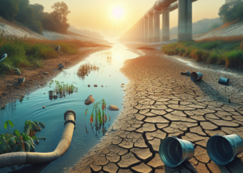 Daño ecológico por robo de agua.