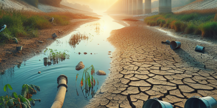 Daño ecológico por robo de agua.