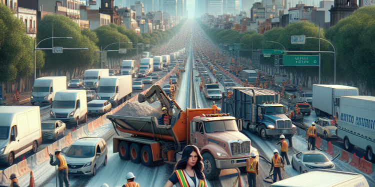 Desatascar rutas en Tlalpan.