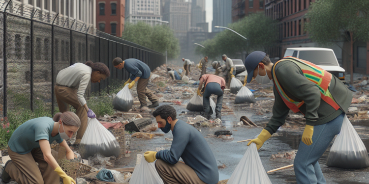Limpian zona afectada en Tlalpan.
