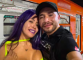Organizan una marcha para apoyar al policía que aparece en el VIDEO íntimo que Luna Bella grabó en el metro