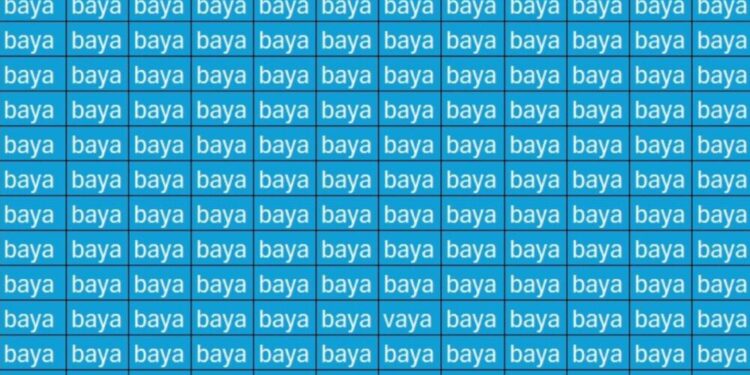 reto visual encuentra la palabra vaya
