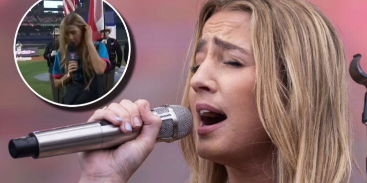 ¿Estaba borracha? Ingrid Andress rompió el silencio sobre su 'vergonzosa' interpretación del himno de Estados Unidos, ¿qué dijo?
