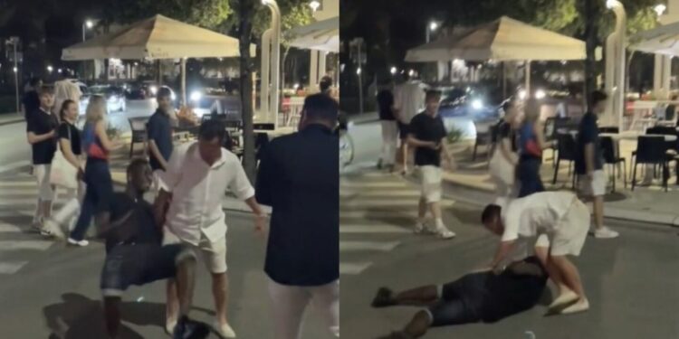 ¿Qué pasó? Un reconocido futbolista de Europa fue grabado 'revolcándose' en la calle y el VIDEO se hizo VIRAL