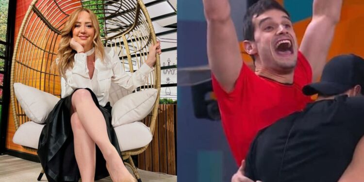 Andrea Legarreta reaccionó a la nominación de Adrián Marcelo en LCDLFM, ¿quiere que lo eliminen?