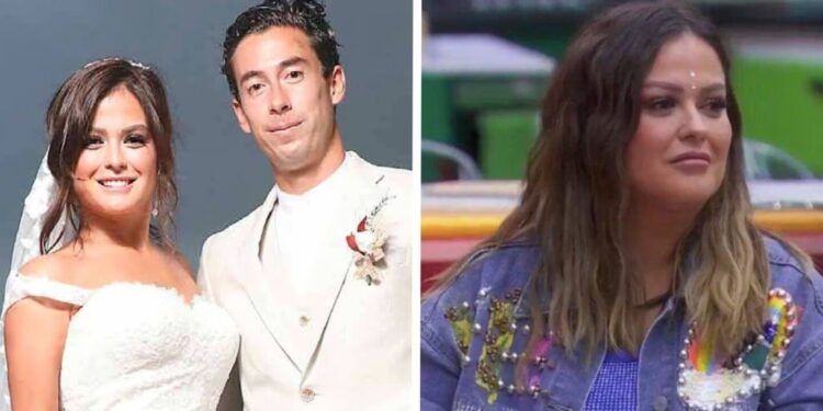 Aseguran que el futbolista Óscar Jiménez, esposo de Mariana Echeverría, la quiere sacar de La Casa de los Famosos México