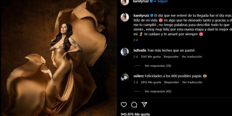 karely ruiz embarazada así lo anunció