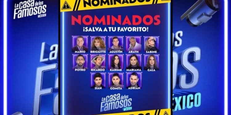 La casa de los famosos méxico nominados lista