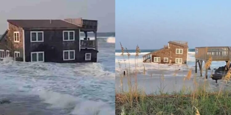 huracan ernesto arrastra casa