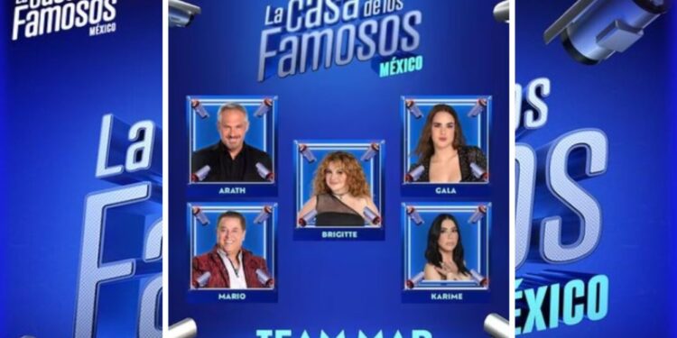 ellos son los famosos que apoyan a 'Team Mar' en La Casa de los Famosos México