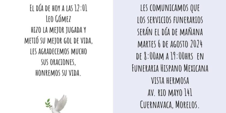leo gómez murió