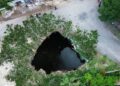 ¡Susto en Xocén, Yucatán! Así fue el colapso del cenote que generó un enorme socavón