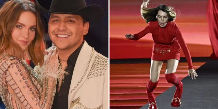 Christian Nodal lanza supuesta indirecta a Belinda como burla de su caída en París