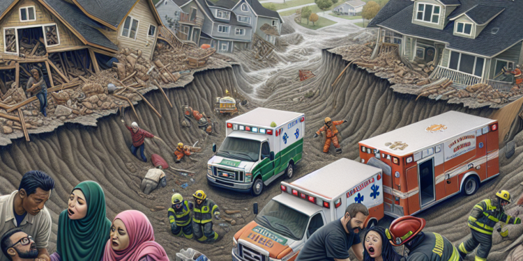 Deslave en Naucalpan: Rescatan a 4.