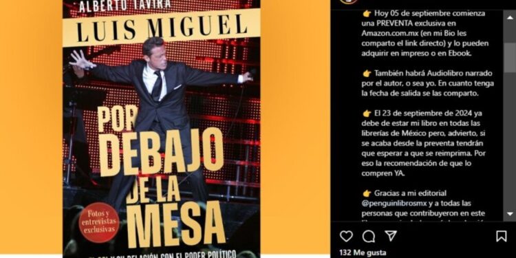 nuevo libro sobre luis miguel