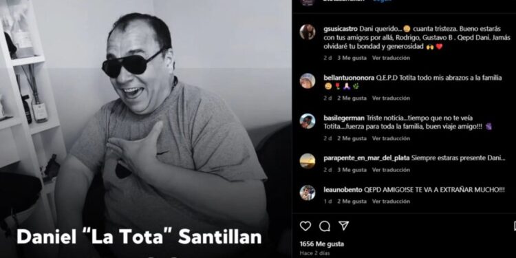 así despidieron a la tota santillán