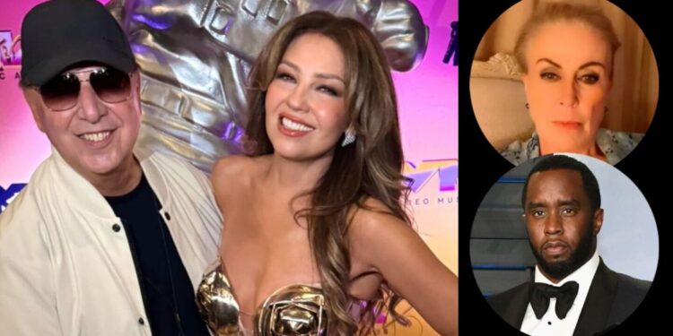 Relacionan al esposo de Thalía, Tommy Mottola, con las fiestas de Sean 'Diddy' Combs: esto respondió Laura Zapata