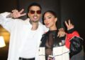 María Chacón con Rauw Alejandro y Becky G1.jpg