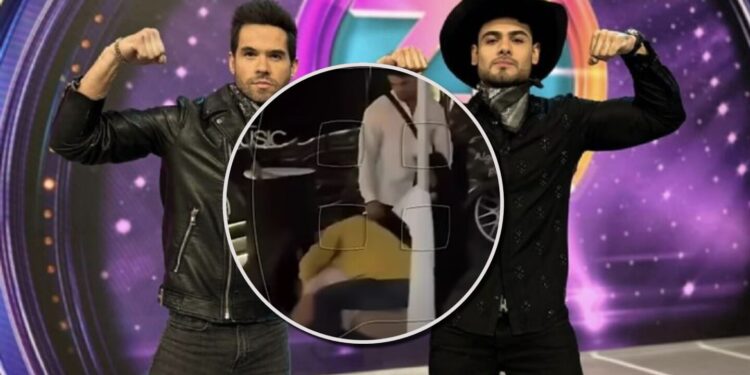 ¡Eleazar Gómez y uno de los 'Wapayasos' protagonizaron un agarrón! El VIDEO de su terrible pelea callejera