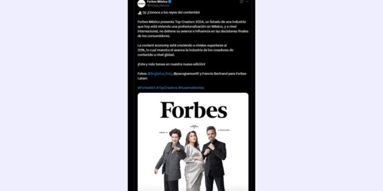 eugenio derbez entre los top creators de forbes