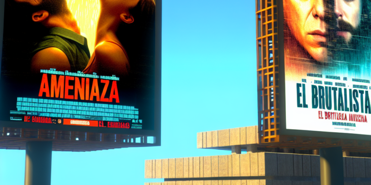 “Amenaza en el aire” lidera taquilla; “El Brutalista” impacta.