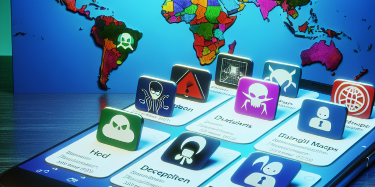 Apps engañosas y regiones en riesgo