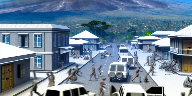 Cientos de civiles escapan de Goma.