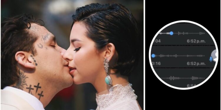 Filtran nuevos audios de Ángela Aguilar enfrentando a la supuesta amante de Christian Nodal